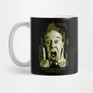 George Carlin Quotes Mug